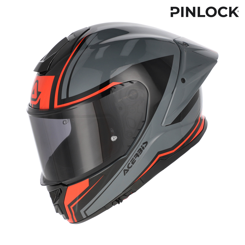 картинка Шлем Acerbis TARMAK-X GREY/RED от мотомагазина Белбайк