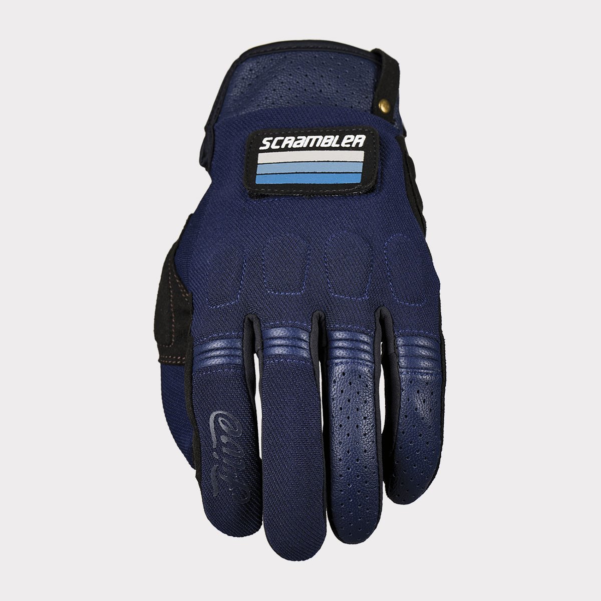 картинка Мотоперчатки Five SCRAMBLER NAVY/BLACK от мотомагазина Белбайк