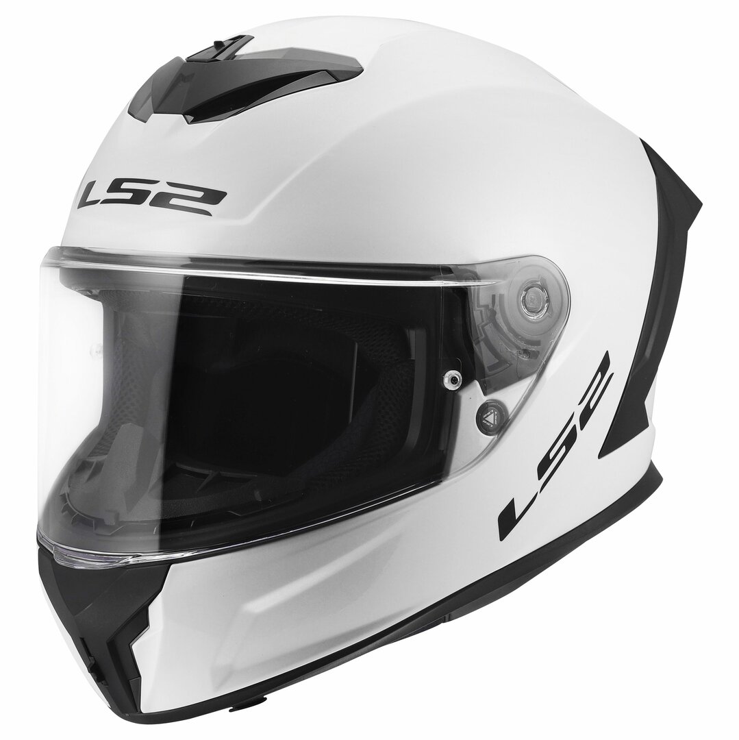 картинка Шлем LS2 FF820 RAPID 3 SOLID Gloss White от мотомагазина Белбайк