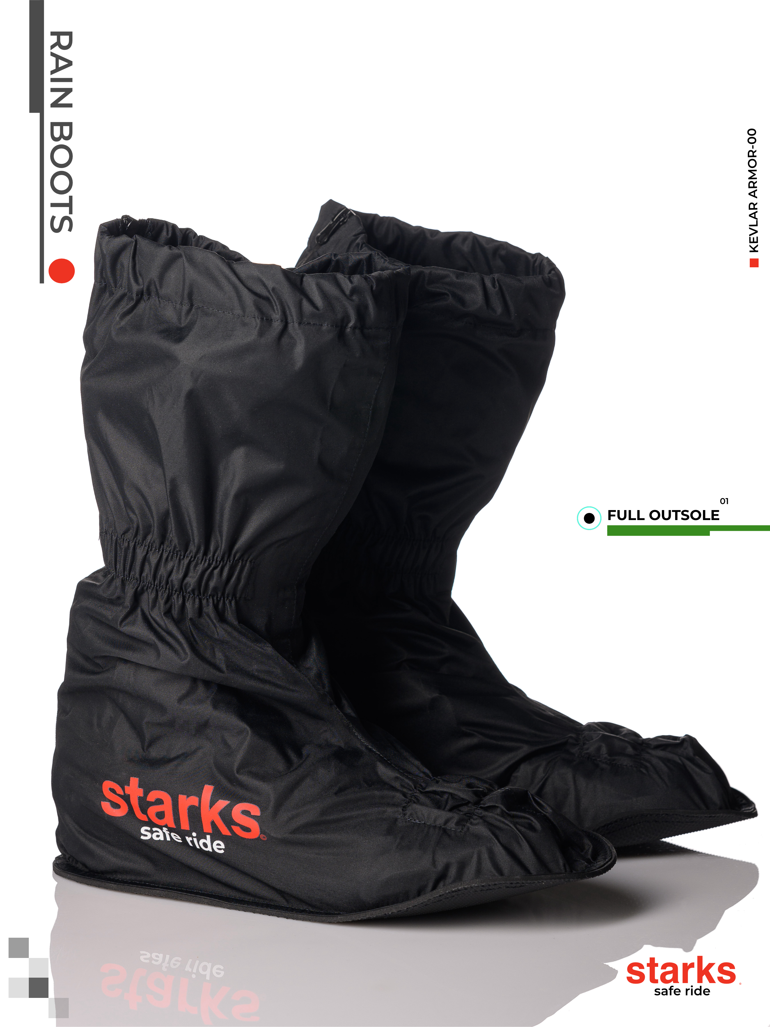 картинка Дождевые бахилы STARKS Rain Boots от мотомагазина Белбайк