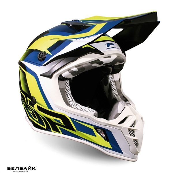 картинка Шлем PROGRIP 3180-320 fluo / blue от мотомагазина Белбайк