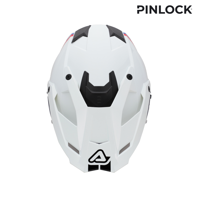 картинка Шлем ACERBIS ASSAULT GRAPHIC White/black от мотомагазина Белбайк