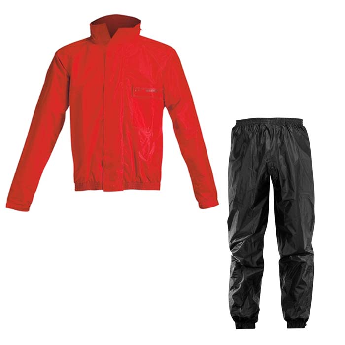 картинка Дождевик Acerbis RAIN SUIT LOGO RED/BLACK от мотомагазина Белбайк