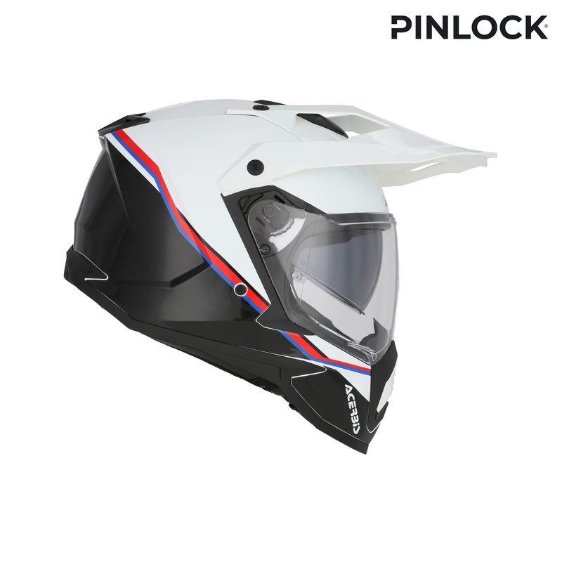 картинка Шлем ACERBIS ASSAULT GRAPHIC White/black от мотомагазина Белбайк