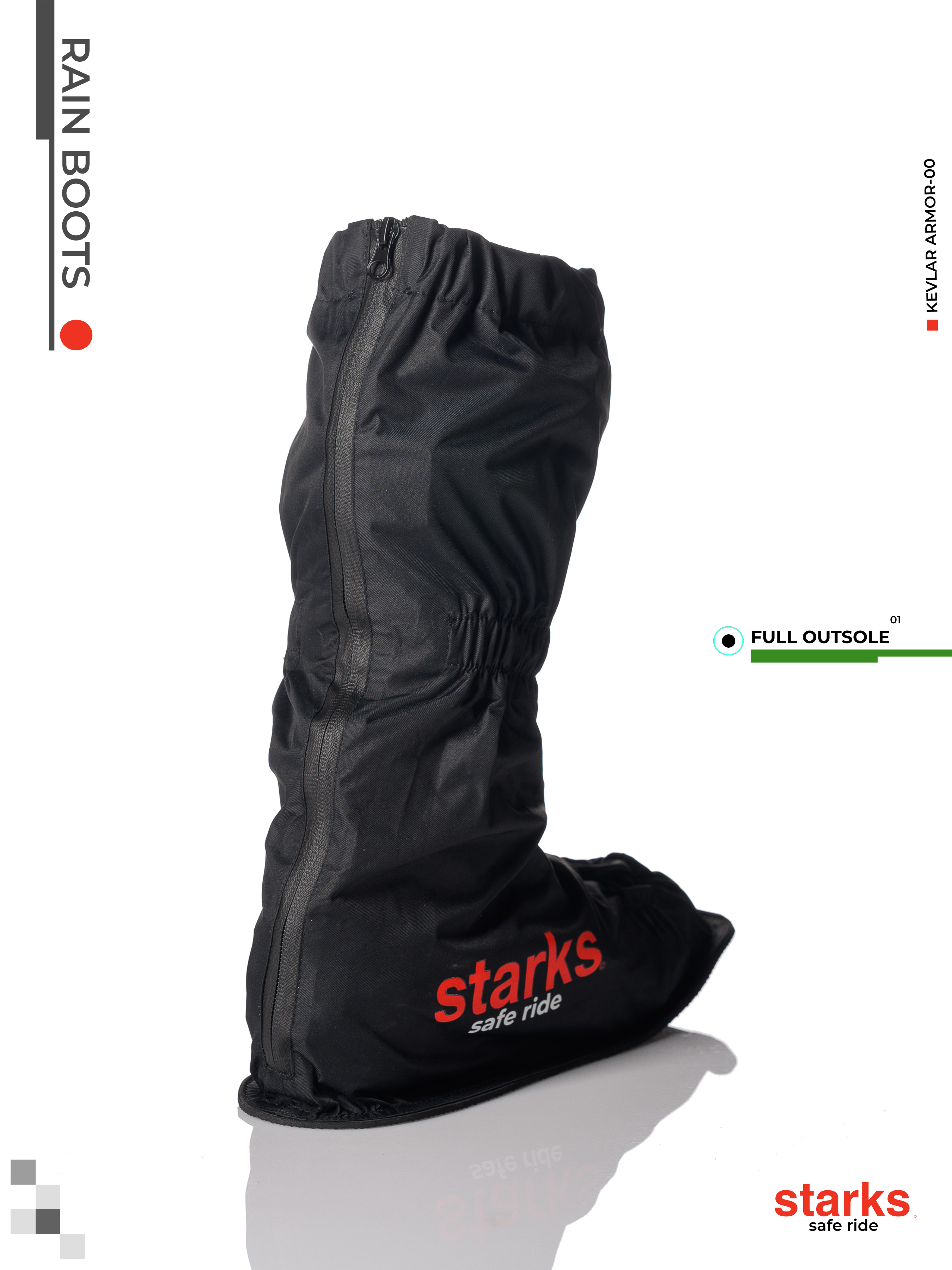 картинка Дождевые бахилы STARKS Rain Boots от мотомагазина Белбайк