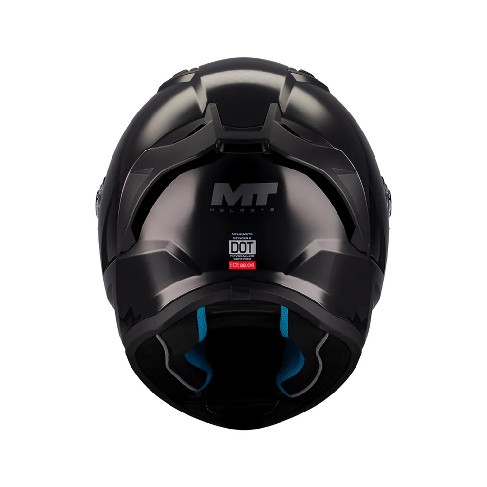 картинка Шлем MT STINGER 2 PURE A1 GLOSS BLACK от мотомагазина Белбайк