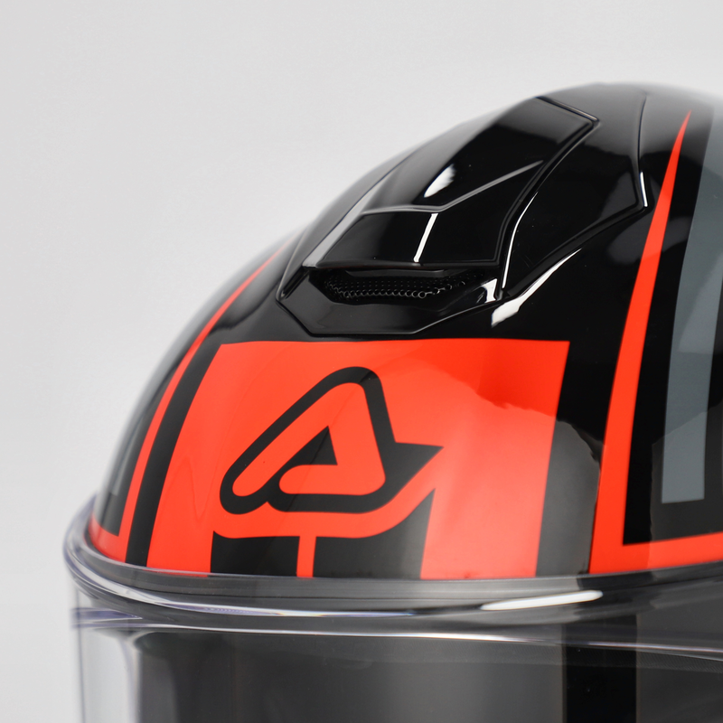 картинка Шлем Acerbis TARMAK-X GREY/RED от мотомагазина Белбайк