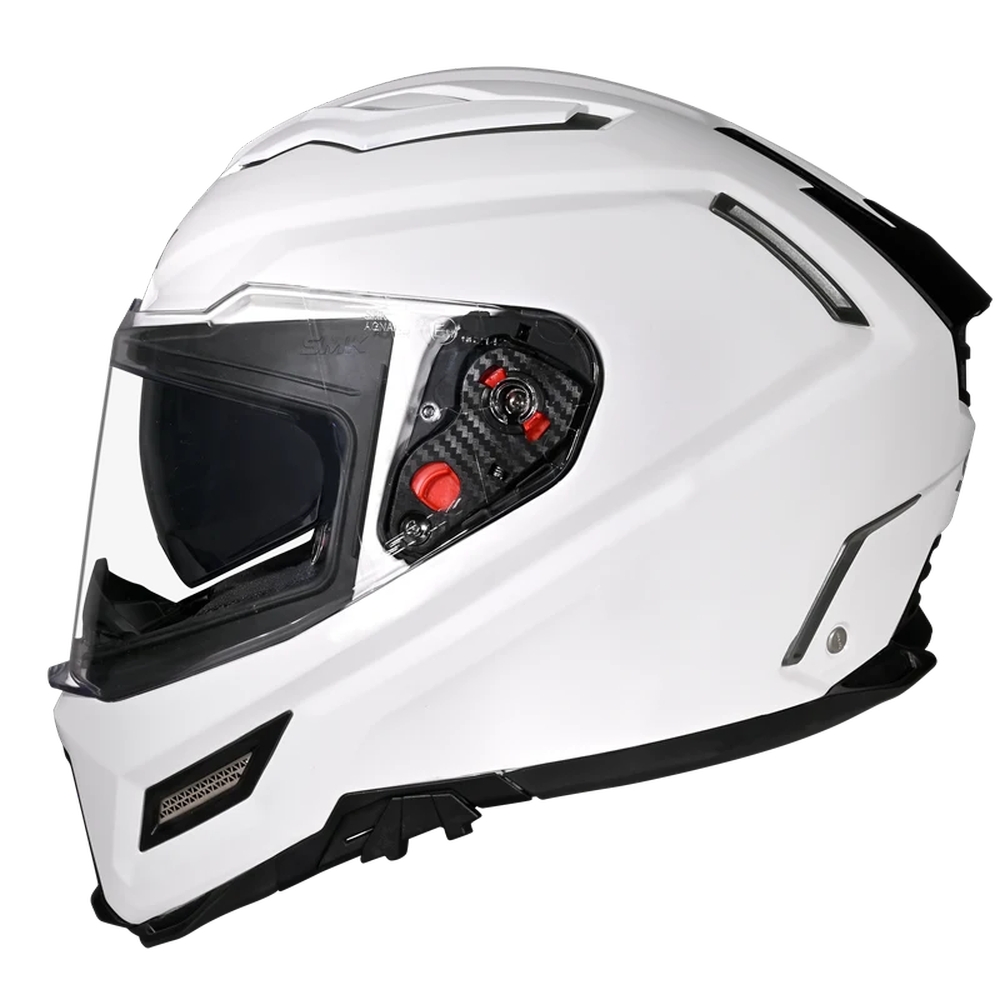 картинка Шлем SMK AGNAR WHITE GL100 от мотомагазина Белбайк