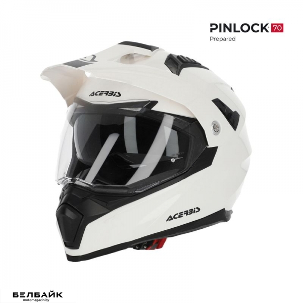 картинка Шлем ACERBIS FLIP 2206 WHITE от мотомагазина Белбайк