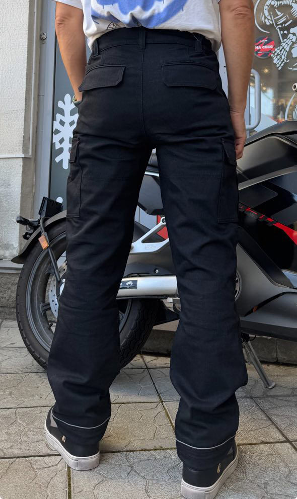 картинка Мотоджинсы мужские WILD RIDER Cargo Black от мотомагазина Белбайк
