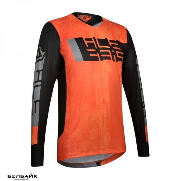 картинка Майка кроссовая ACERBIS MX OUTRUN orange/black от мотомагазина Белбайк