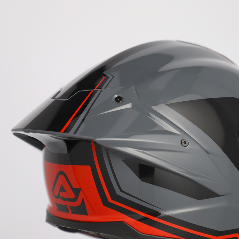картинка Шлем Acerbis TARMAK-X GREY/RED от мотомагазина Белбайк
