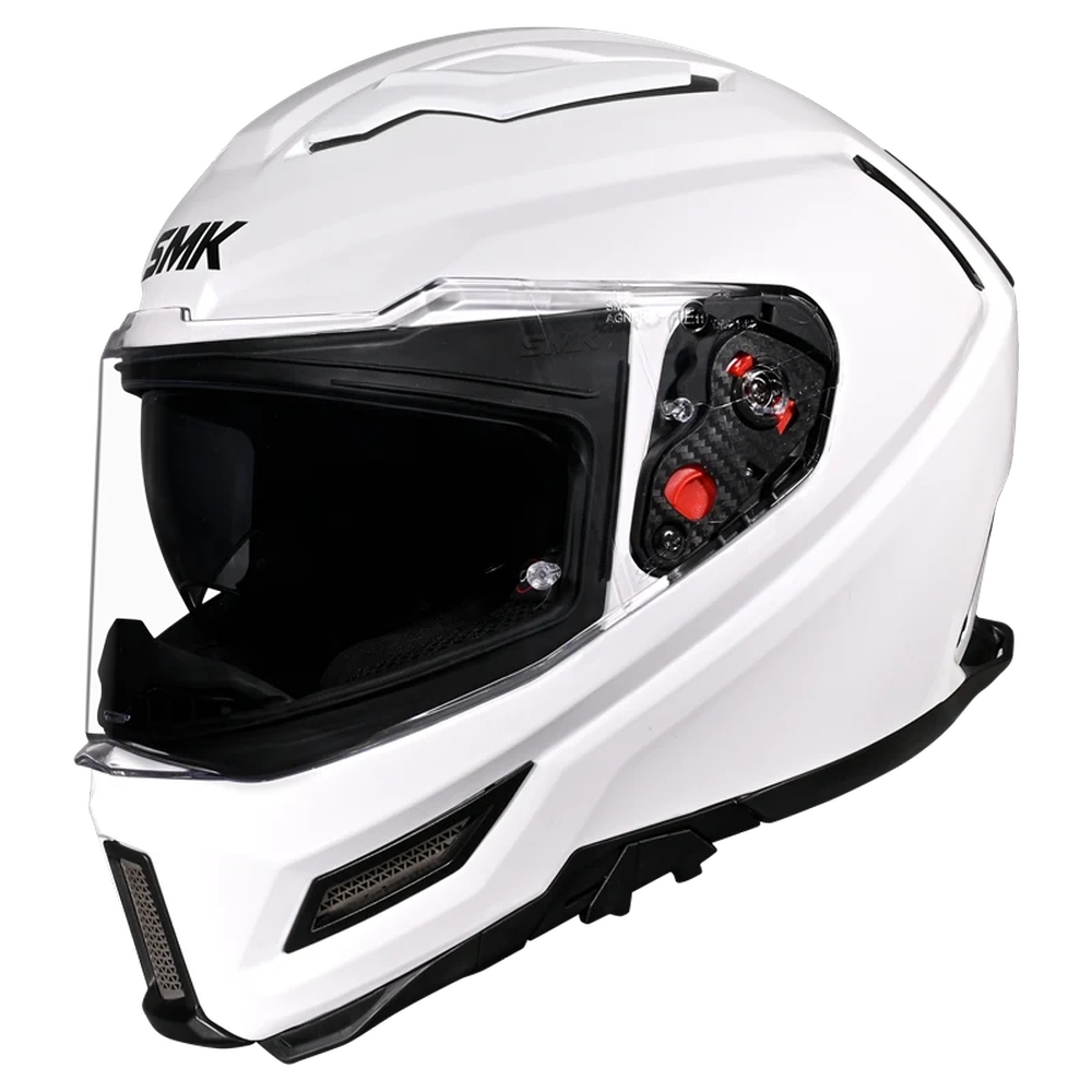 картинка Шлем SMK AGNAR WHITE GL100 от мотомагазина Белбайк
