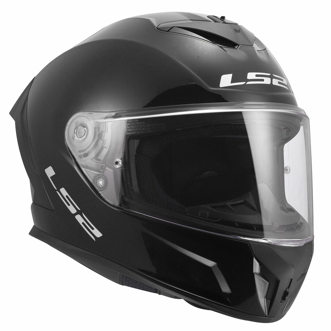 картинка Шлем LS2 FF820 RAPID 3 SOLID Gloss Black от мотомагазина Белбайк