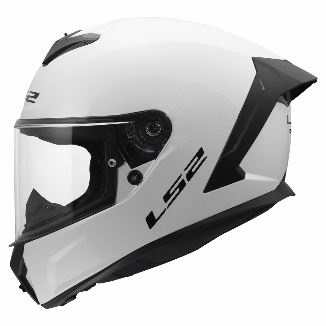 картинка Шлем LS2 FF820 RAPID 3 SOLID Gloss White от мотомагазина Белбайк