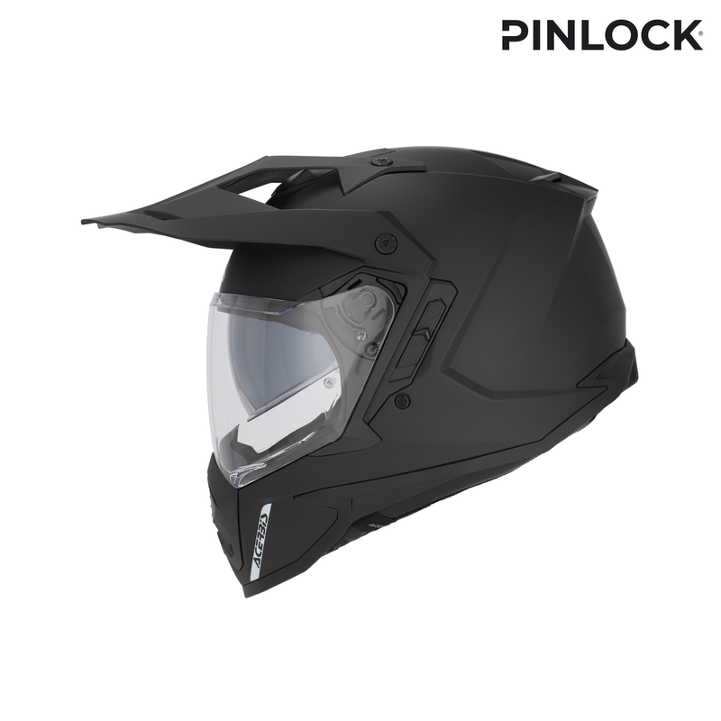 картинка Шлем ACERBIS ASSAULT SOLID Black2 от мотомагазина Белбайк