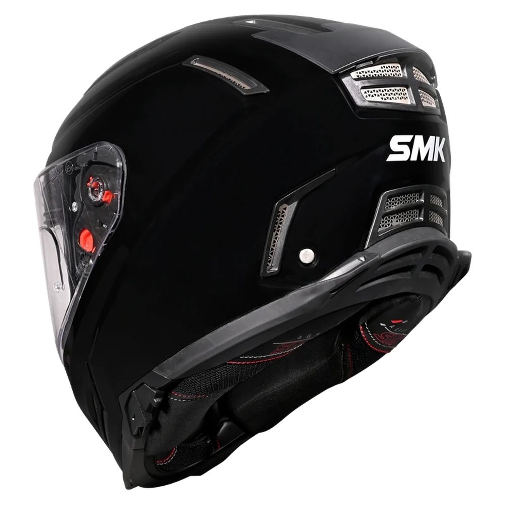 картинка Шлем SMK AGNAR BLACK GL200 от мотомагазина Белбайк