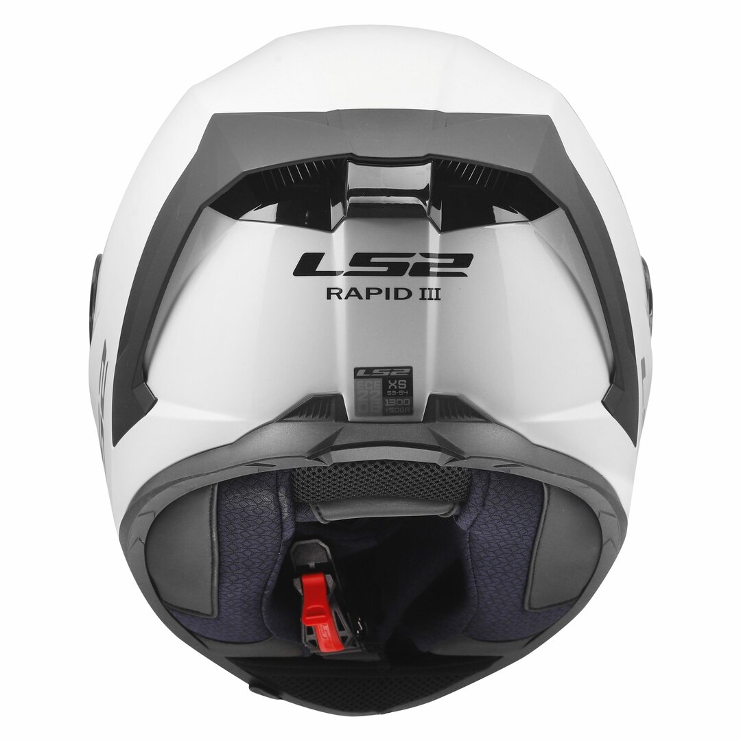 картинка Шлем LS2 FF820 RAPID 3 SOLID Gloss White от мотомагазина Белбайк