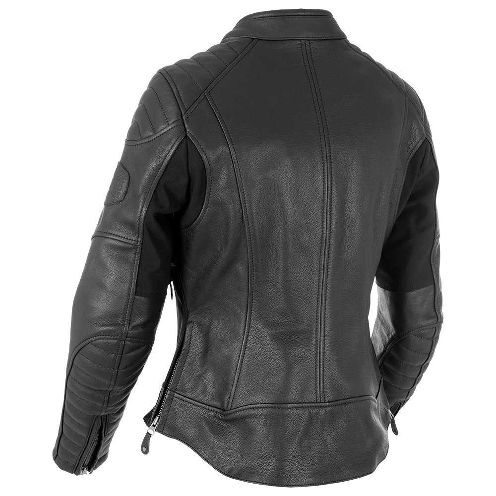 картинка Куртка женская кожаная Oxford Beckley Black от мотомагазина Белбайк