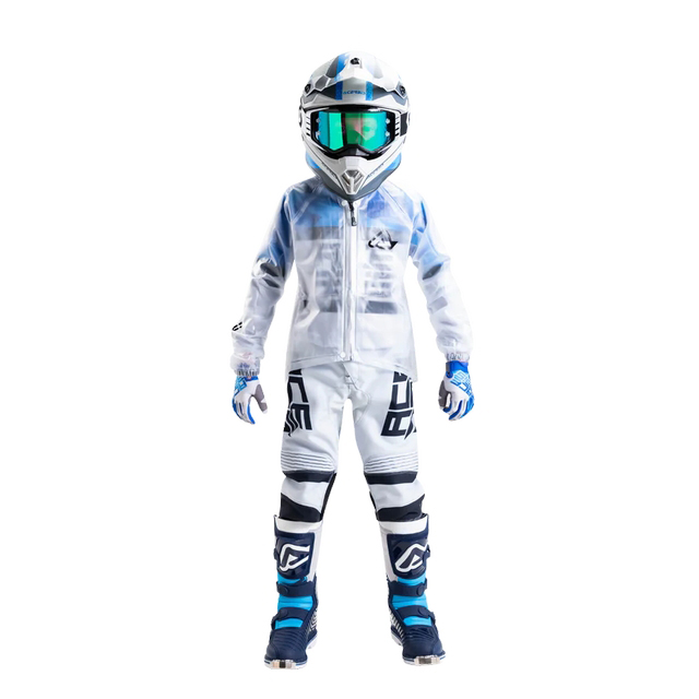картинка Дождевик куртка детский Acerbis JACKET RAIN TRANSPARENT 3.0 KID прозрачный от мотомагазина Белбайк