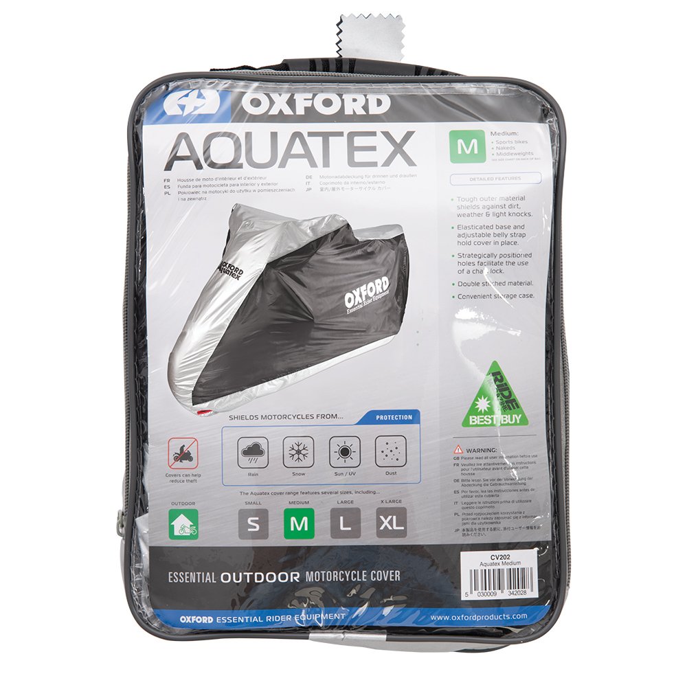 картинка Чехол на мотоцикл Oxford Aquatex серебристая от мотомагазина Белбайк