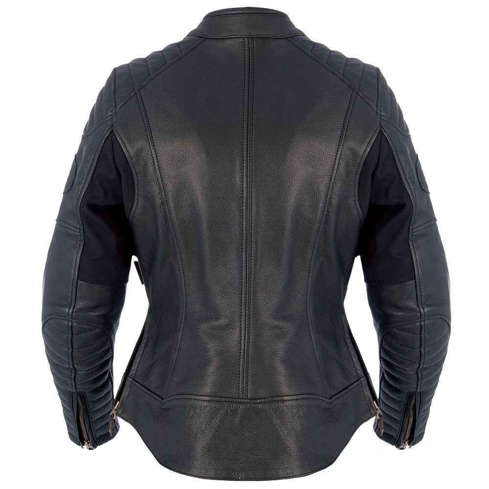 картинка Куртка женская кожаная Oxford Beckley Black от мотомагазина Белбайк
