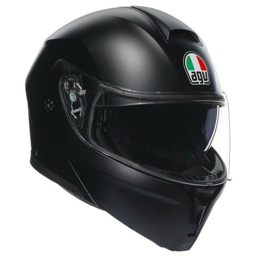 картинка Шлем AGV STREETMODULAR Mono Matt Black от мотомагазина Белбайк