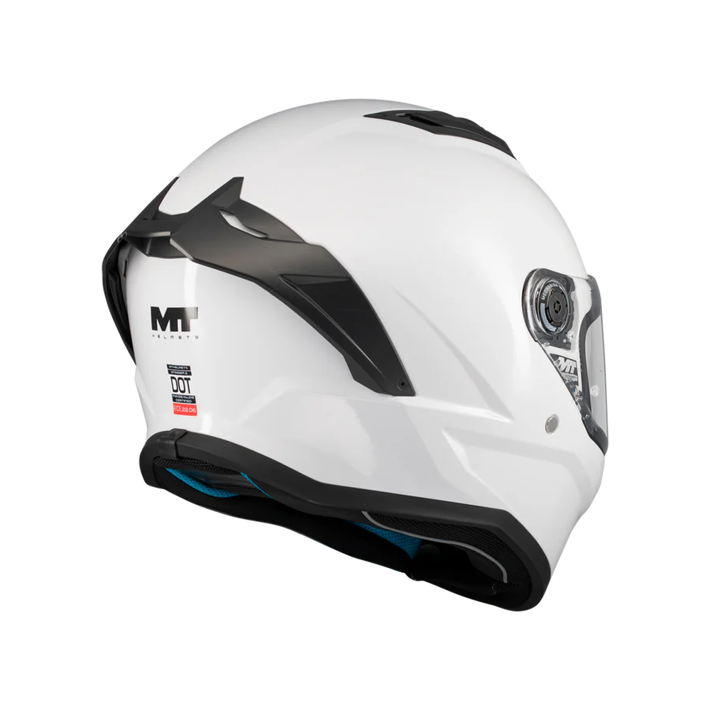 картинка Шлем MT STINGER 2 PURE A0 GLOSS WHITE от мотомагазина Белбайк