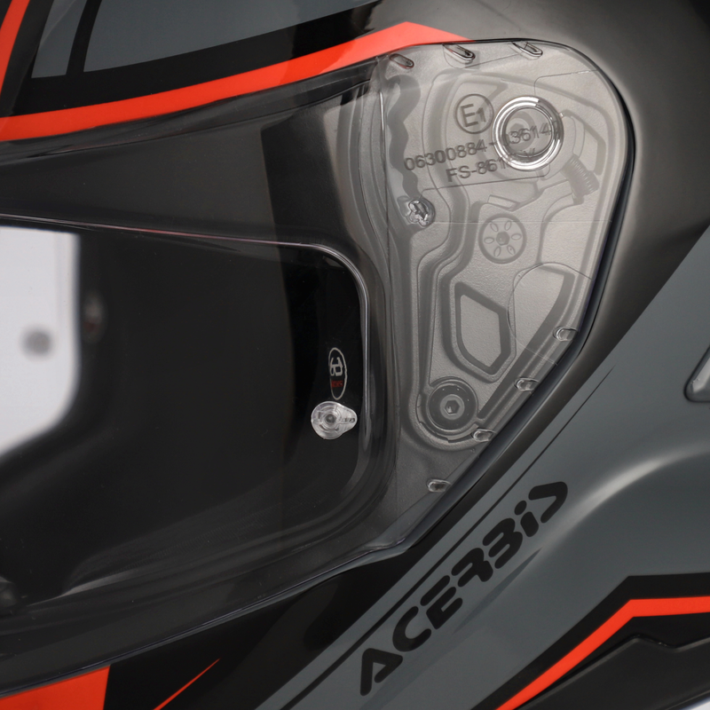 картинка Шлем Acerbis TARMAK-X GREY/RED от мотомагазина Белбайк