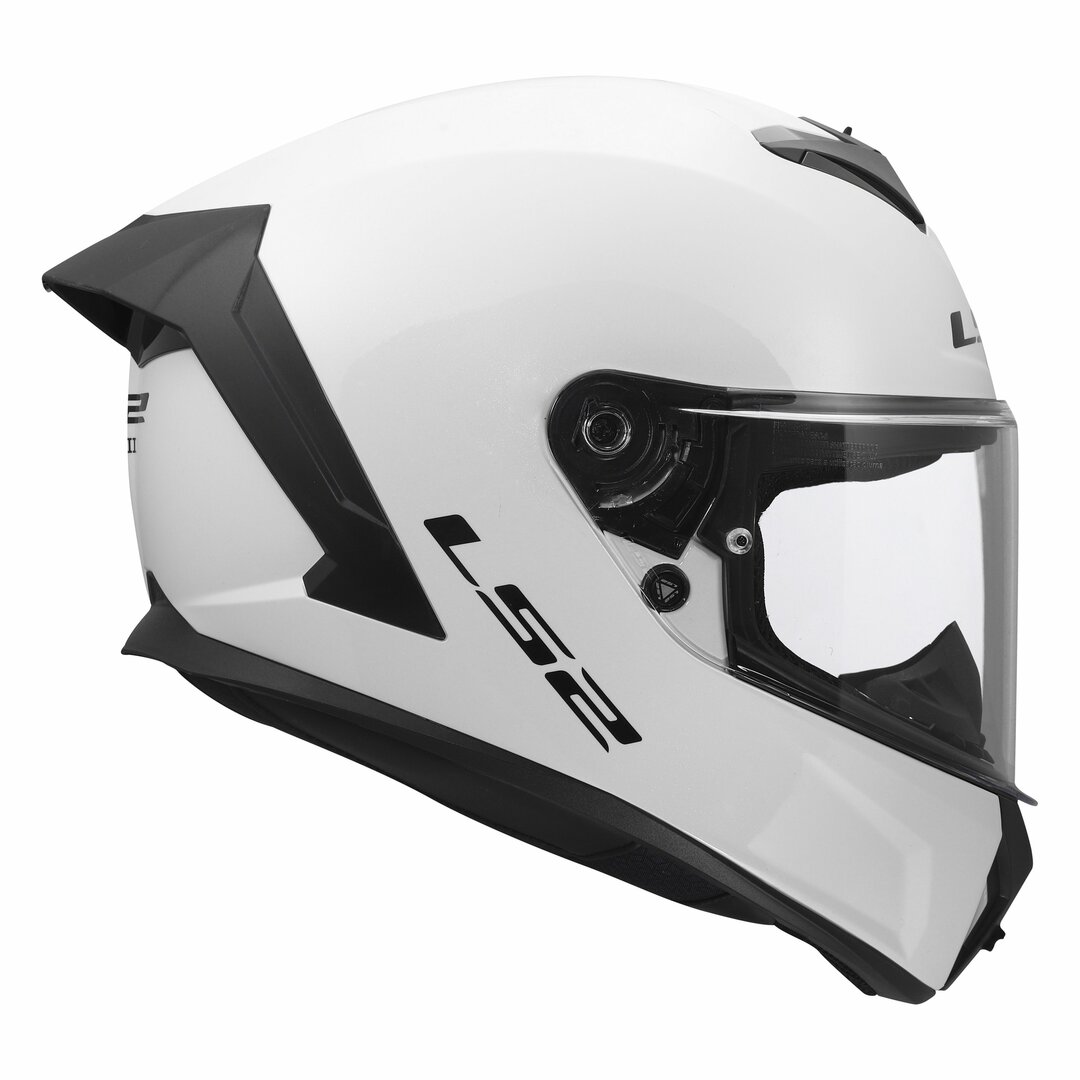картинка Шлем LS2 FF820 RAPID 3 SOLID Gloss White от мотомагазина Белбайк
