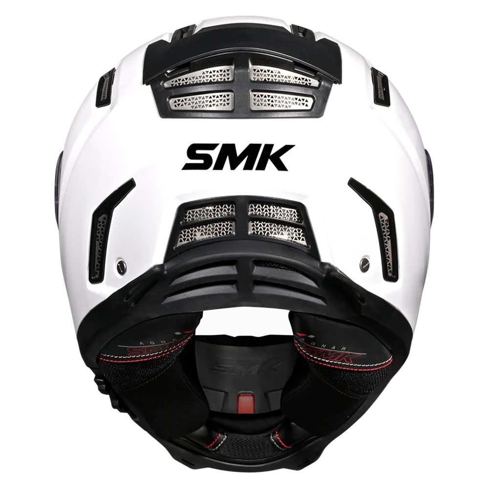 картинка Шлем SMK AGNAR WHITE GL100 от мотомагазина Белбайк