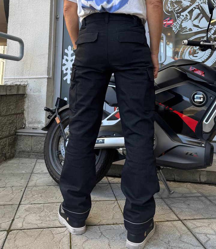 картинка Мотоджинсы мужские WILD RIDER Cargo Black от мотомагазина Белбайк