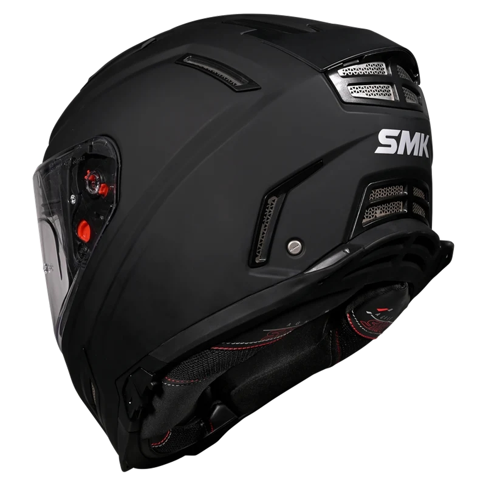 картинка Шлем SMK AGNAR MATT BLACK MA200 от мотомагазина Белбайк