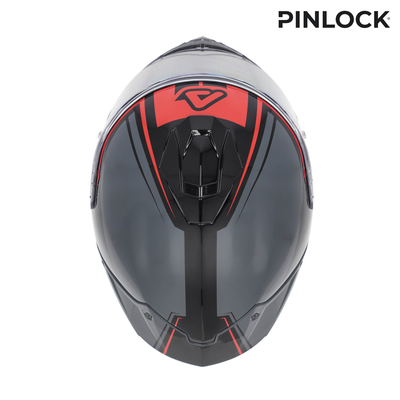 картинка Шлем Acerbis TARMAK-X GREY/RED от мотомагазина Белбайк