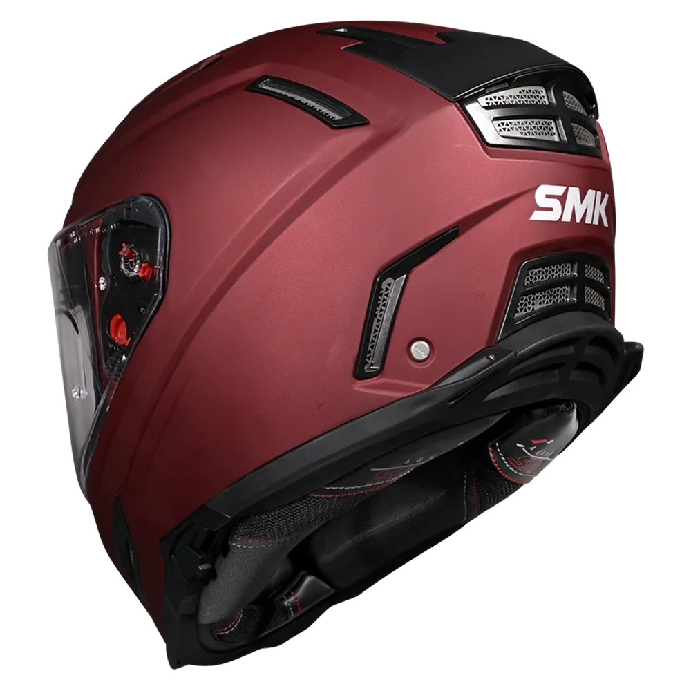 картинка Шлем SMK AGNAR WINE RED MA300 от мотомагазина Белбайк