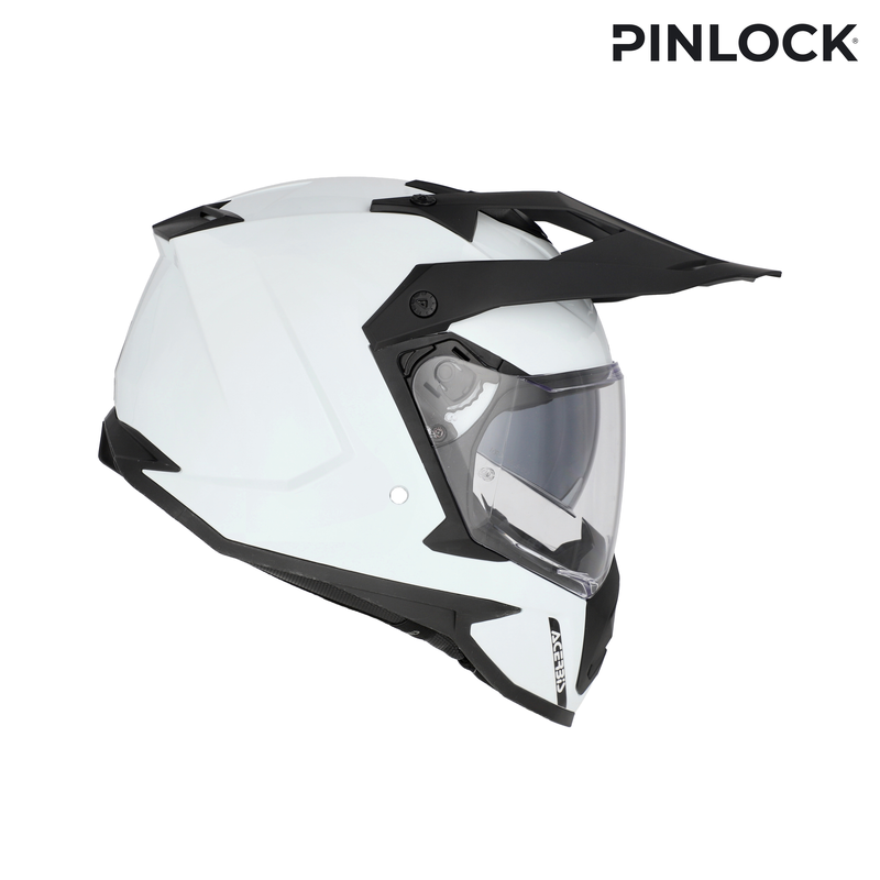 картинка Шлем ACERBIS ASSAULT SOLID White от мотомагазина Белбайк