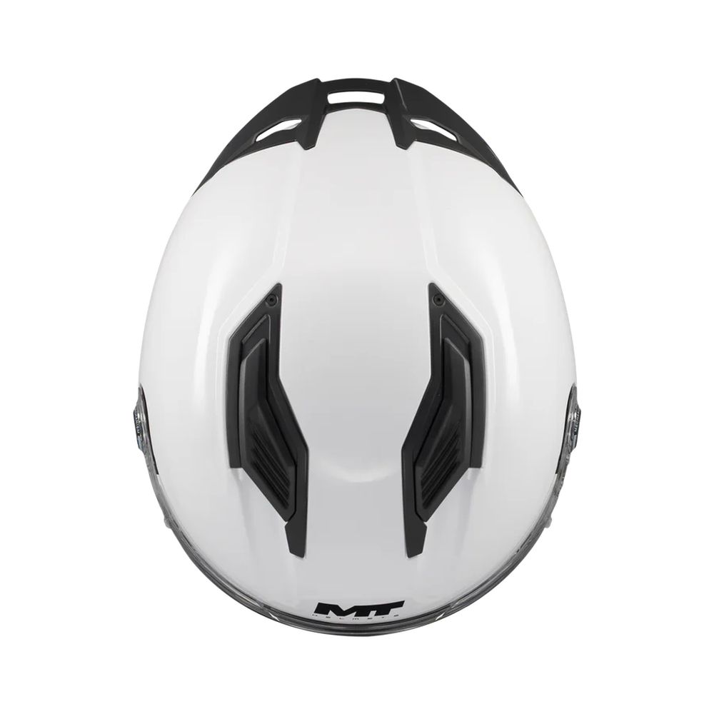картинка Шлем MT STINGER 2 PURE A0 GLOSS WHITE от мотомагазина Белбайк